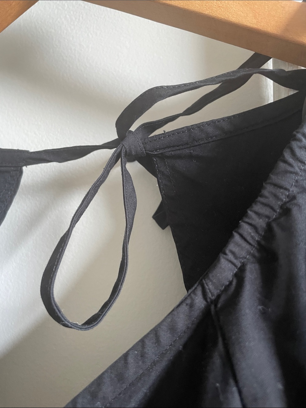 Time and Tru Black Puff-Sleeve Mini Dress - Picture 7 of 11